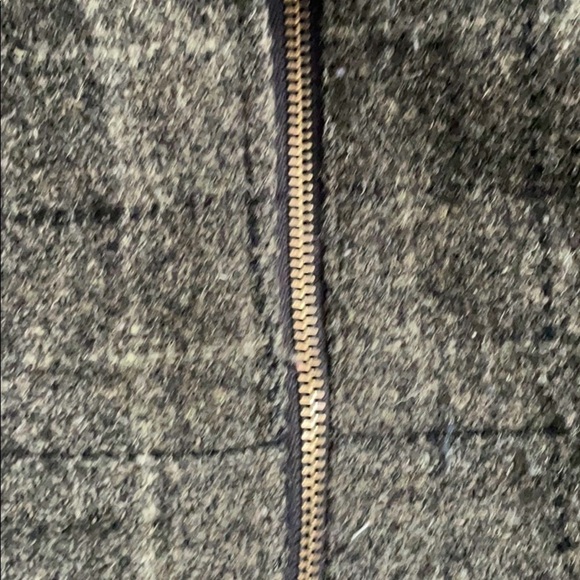 Rag & bone Harris Tweed jacket w‎ leather sleeves size 2 - Picture 7 of 16